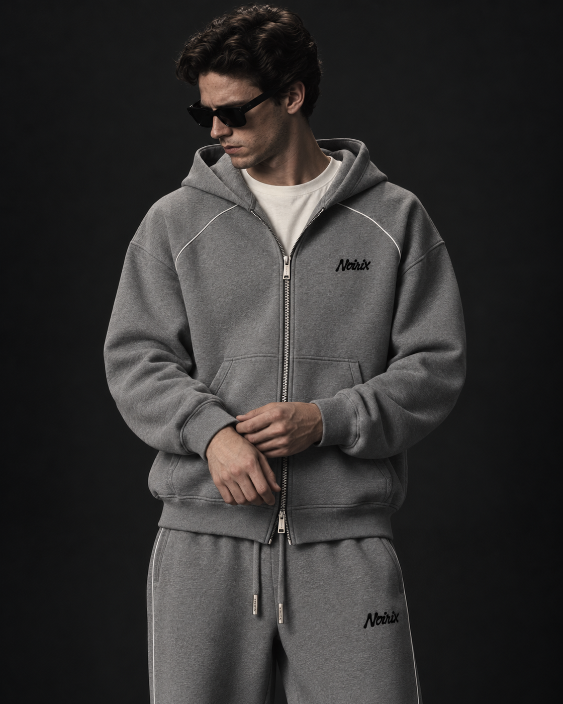 Noir Script Zip Set grey preview